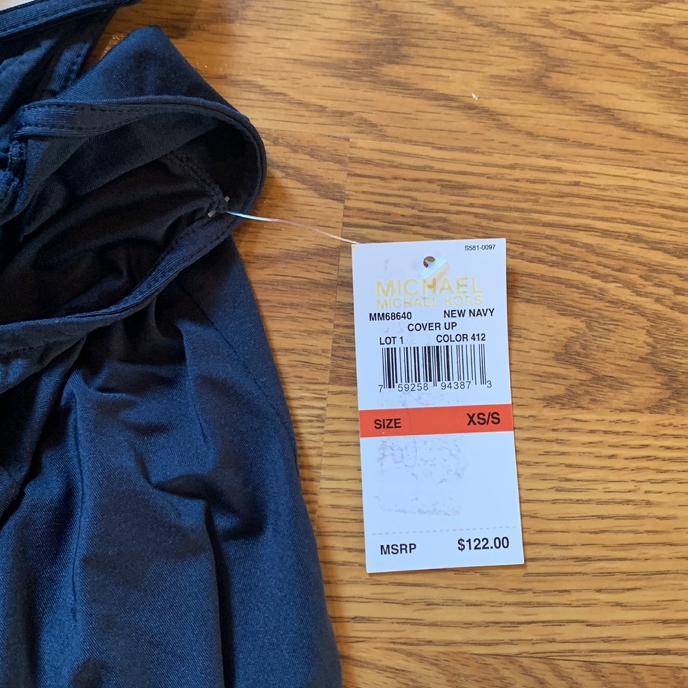 Michael Kors swimsuit coverup, Size XS/S, NWT - Picture 3 of 3